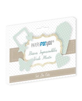 Papers For You Basicos Imprescindibles Verde Menta Die Cuts (PFY-3183) (DISCONTINUED) Papers For You Basicos Imprescindibles Verde Menta Die Cuts (PFY-3183) (DISCONTINUED)