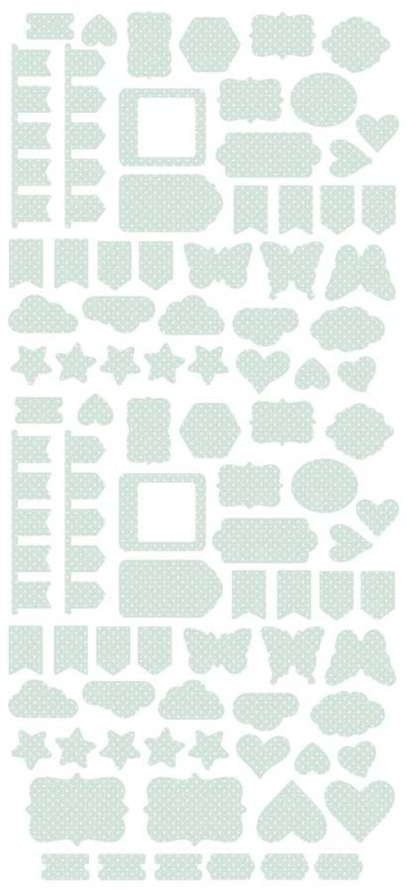 Papers For You Basicos Imprescindibles Verde Menta Die Cuts (PFY-3183) (DISCONTINUED)
