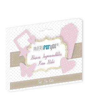 Papers For You Basicos Imprescindibles Rosa Bebe Die Cuts (PFY-3180) (DISCONTINUED)