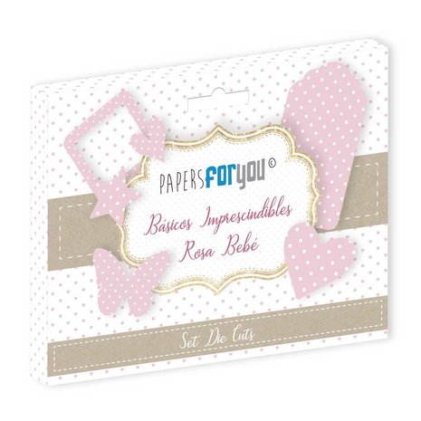 Papers For You Basicos Imprescindibles Rosa Bebe Die Cuts (PFY-3180) (DISCONTINUED)