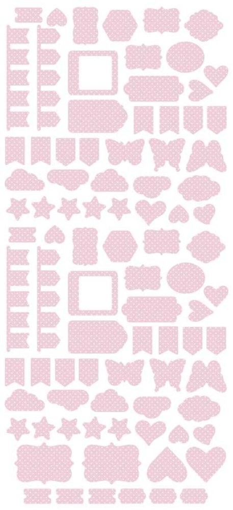 Papers For You Basicos Imprescindibles Rosa Bebe Die Cuts (PFY-3180) (DISCONTINUED)