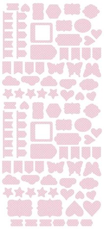 Papers For You Basicos Imprescindibles Rosa Bebe Die Cuts (PFY-3180) (DISCONTINUED)