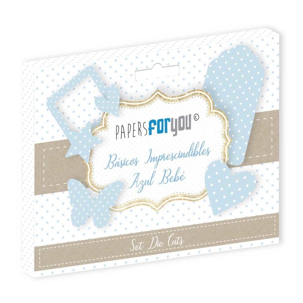 Papers For You Basicos Imprescindibles Azul Bebe Die Cuts (PFY-3181) (DISCONTINUED) Papers For You Basicos Imprescindibles Azul Bebe Die Cuts (PFY-3181) (DISCONTINUED)