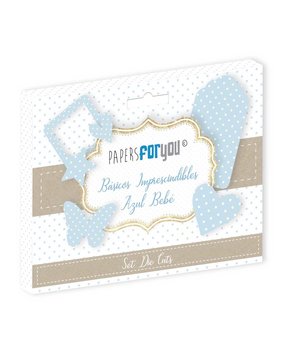 Papers For You Basicos Imprescindibles Azul Bebe Die Cuts (PFY-3181) (DISCONTINUED) Papers For You Basicos Imprescindibles Azul Bebe Die Cuts (PFY-3181) (DISCONTINUED)