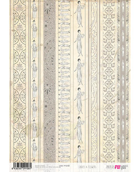 Papers For You Ladies & Flowers A4 Rice Paper (6 pcs) (PFY-2108) (DISCONTINUED)