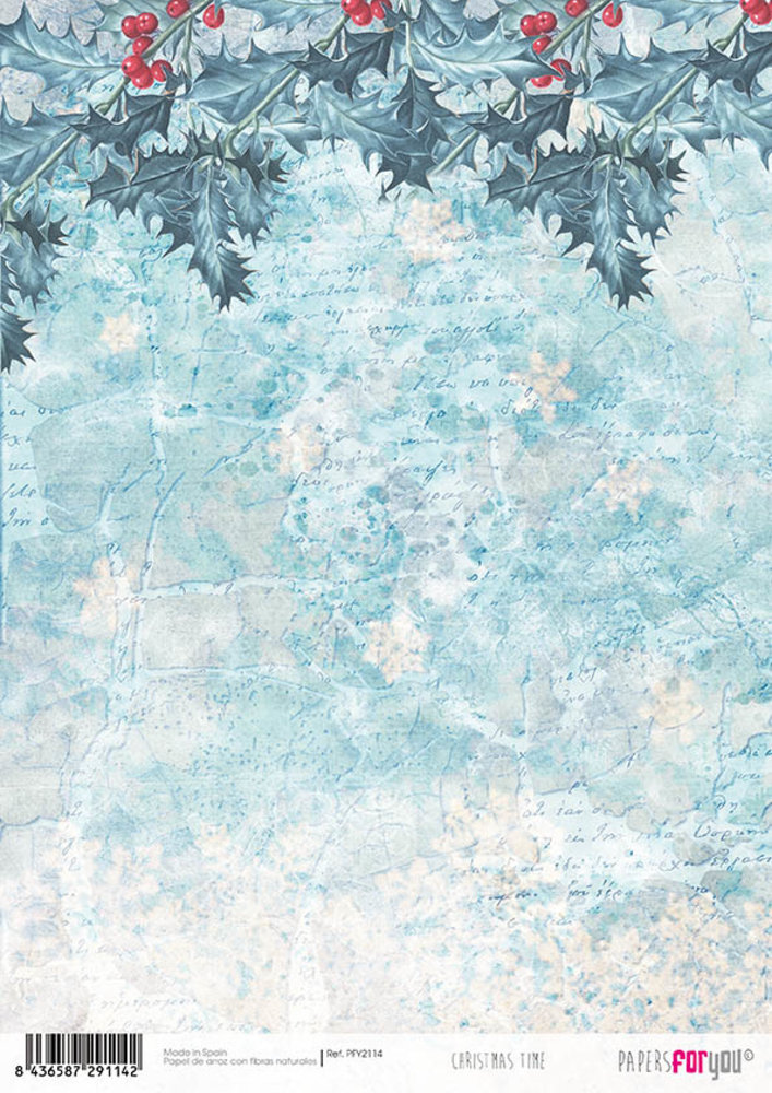 Papers For You Christmas Time A4 Rice Paper (6 pcs) (PFY-2114) (DISCONTINUED) Papers For You Christmas Time A4 Rice Paper (6 pcs) (PFY-2114) (DISCONTINUED)