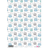 Papers For You Scandi Style Owls A4 Rice Paper (6 pcs) (PFY-2134) (DISCONTINUED)