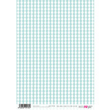 Papers For You Scandi Style Mint Pattern A4 Rice Paper (6 pcs) (PFY-2135) (DISCONTINUED)