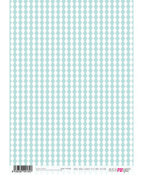 Papers For You Scandi Style Mint Pattern A4 Rice Paper (6 pcs) (PFY-2135) (DISCONTINUED)