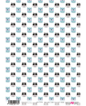 Papers For You Scandi Style Fluffy Friends A4 Rice Paper (6 pcs) (PFY-2136) (DISCONTINUED)
