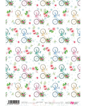 Papers For You Mira Como Floto Bicycle Ride A4 Rice Paper (6 pcs) (PFY-2123) (DISCONTINUED)
