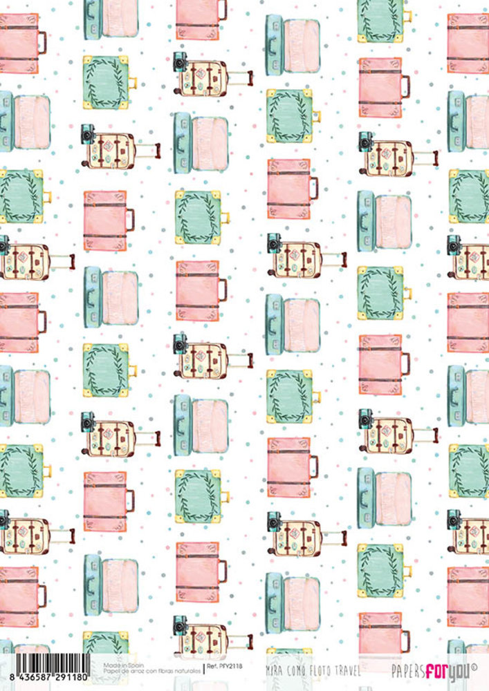 Papers For You Mira Como Floto Travel A4 Rice Paper (6 pcs) (PFY-2118) (DISCONTINUED)