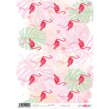 Papers For You Flamingo Party A4 Rice Paper (6 pcs) (PFY-2092) (DISCONTINUED)
