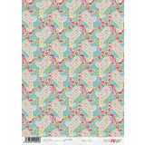 Papers For You Paisley Rose A4 Rice Paper (6 pcs) (PFY-2091) (DISCONTINUED)