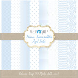 Papers For You Basicos Imprescindibles Azul Bebe Scrap Paper Pack (10pcs) (PFY-1703) (DISCONTINUED)