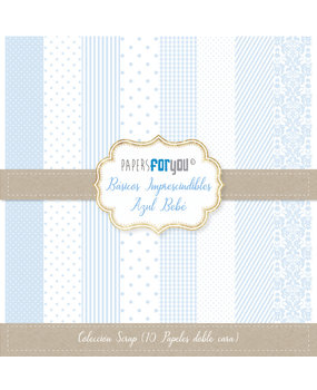 Papers For You Basicos Imprescindibles Azul Bebe Scrap Paper Pack (10pcs) (PFY-1703) (DISCONTINUED) Papers For You Basicos Imprescindibles Azul Bebe Scrap Paper Pack (10pcs) (PFY-1703) (DISCONTINUED)