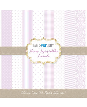 Papers For You Basicos Imprescindibles Lavanda Scrap Paper Pack (10pcs) (PFY-2203) (DISCONTINUED)