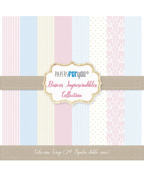 Papers For You Basicos Imprescindibles Scrap Paper Pack (24pcs) (PFY-060) (DISCONTINUED)