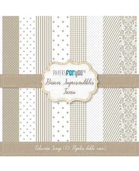 Papers For You Basicos Imprescindibles Tierra Scrap Paper Pack (10pcs) (PFY-3658) (DISCONTINUED)