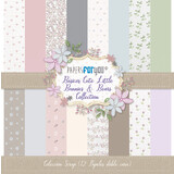 Papers For You Cute Little Bunnies and Bears Basicos Scrap Paper Pack (12pcs) (PFY-1481) (DISCONTINUED)