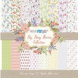 Papers For You Big Bang Flowers Scrap Paper Pack (12pcs) (PFY-1132) (DISCONTINUED)