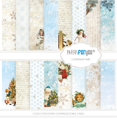 Papers For You Christmas Time Scrap Paper Pack (10pcs) (PFY-093) (DISCONTINUED) Papers For You Christmas Time Scrap Paper Pack (10pcs) (PFY-093) (DISCONTINUED)