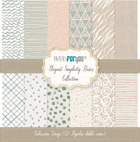 Papers For You Elegant Simplicity Basics Scrap Paper Pack (12pcs) (PFY-3311) (DISCONTINUED) Papers For You Elegant Simplicity Basics Scrap Paper Pack (12pcs) (PFY-3311) (DISCONTINUED)