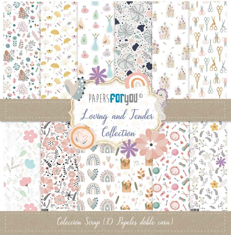 Papers For You Loving and Tender Scrap Paper Pack (10pcs) (PFY-4087) (DISCONTINUED)