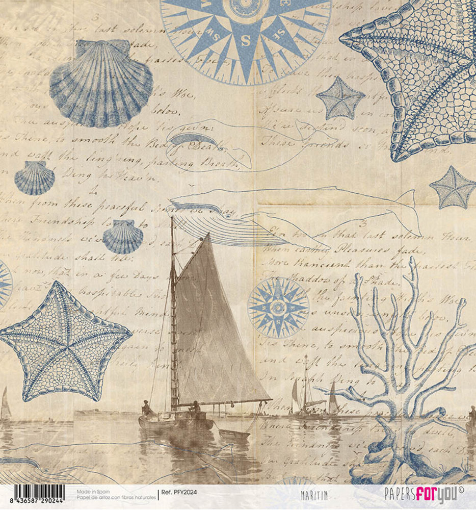 Papers For You Maritim Rice Paper (6 pcs) (PFY-2024) (OUTLET) Papers For You Maritim Rice Paper (6 pcs) (PFY-2024) (OUTLET)