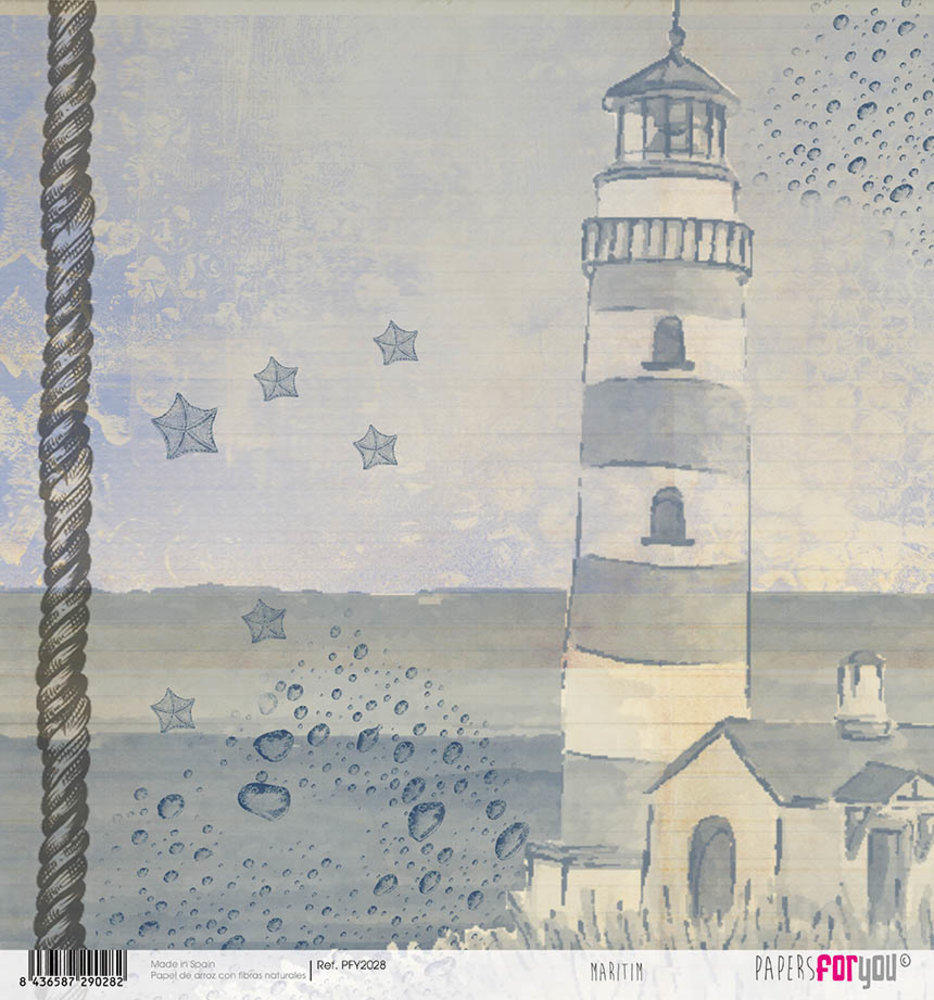 Papers For You Maritim Rice Paper (6 pcs) (PFY-2028) (OUTLET) Papers For You Maritim Rice Paper (6 pcs) (PFY-2028) (OUTLET)