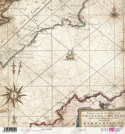 Papers For You Maritim Rice Paper (6 pcs) (PFY-2029) (OUTLET)