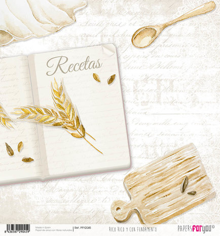 Papers For You Rico Rico Y Con Fundamento Rice Paper (6 pcs) (PFY-2045) (DISCONTINUED) Papers For You Rico Rico Y Con Fundamento Rice Paper (6 pcs) (PFY-2045) (DISCONTINUED)