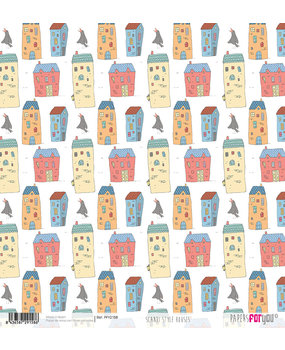 Papers For You Scandi Style Houses Rice Paper (6 pcs) (PFY-2158) (DISCONTINUED)