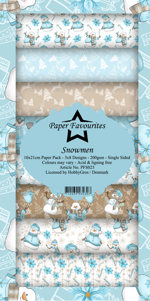 Paper Favourites Snowmen Slim Paper Pack (PFS023) (OUTLET) Paper Favourites Snowmen Slim Paper Pack (PFS023) (OUTLET)