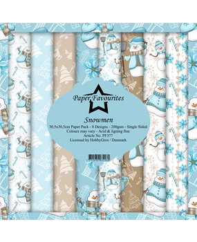 Paper Favourites Snowmen 12x12 Inch Paper Pack (PF377) (DISCONTINUED)