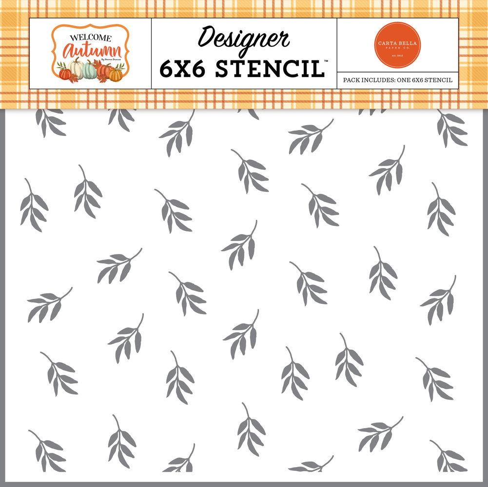 Carta Bella Grateful Branches Stencil (CBWA138033) (OUTLET)