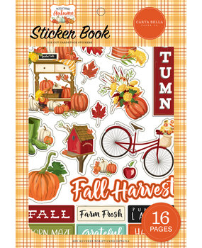 Carta Bella Welcome Autumn Sticker Book (CBWA138029) (OUTLET)