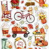 Carta Bella Welcome Autumn Puffy Stickers (CBWA138066) (OUTLET)