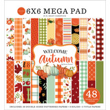 Carta Bella Welcome Autumn 6x6 Inch Cardmakers Mega Pad (CBWA138031) (OUTLET)