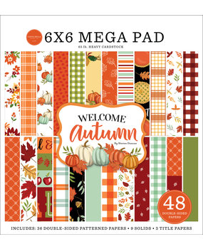Carta Bella Welcome Autumn 6x6 Inch Cardmakers Mega Pad (CBWA138031) (OUTLET)