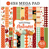 Carta Bella Welcome Autumn 6x6 Inch Cardmakers Mega Pad (CBWA138031) (DISCONTINUED) Carta Bella Welcome Autumn 6x6 Inch Cardmakers Mega Pad (CBWA138031) (DISCONTINUED)