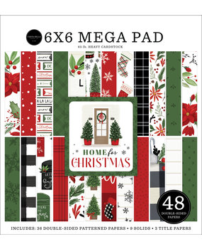 Carta Bella Home For Christmas 6x6 Inch Cardmakers Mega Pad (CBHFC139031) (OUTLET)