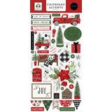 Carta Bella Home For Christmas Chipboard Accents (CBHFC139021) (OUTLET)