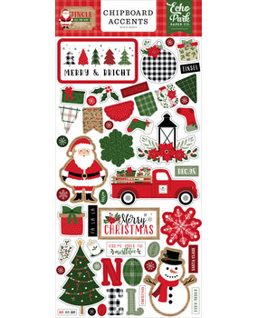 Echo Park Jingle All The Way Chipboard Accents (JIN252021) (DISCONTINUED)