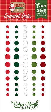 Echo Park Jingle All The Way Enamel Dots (JIN252028) (DISCONTINUED)