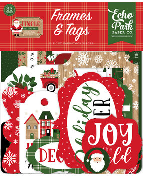Echo Park Jingle All The Way Frames & Tags (JIN252025) (DISCONTINUED)