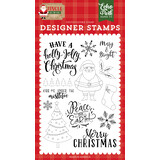 Echo Park Holly Jolly Christmas Clear Stamps (JIN252043) (DISCONTINUED)
