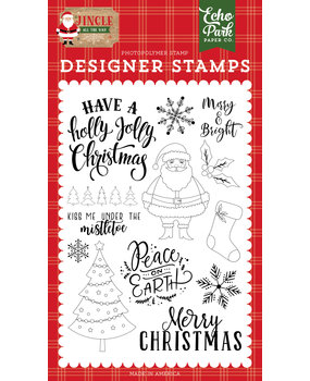Echo Park Holly Jolly Christmas Clear Stamps (JIN252043) (DISCONTINUED) Echo Park Holly Jolly Christmas Clear Stamps (JIN252043) (DISCONTINUED)