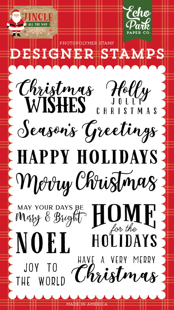 Echo Park Christmas Wishes Clear Stamps (JIN252044) (DISCONTINUED) Echo Park Christmas Wishes Clear Stamps (JIN252044) (DISCONTINUED)