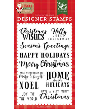 Echo Park Christmas Wishes Clear Stamps (JIN252044) (DISCONTINUED)